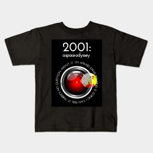 2001: A Space Odyssey - I'm Afraid, Dave Kids T-Shirt